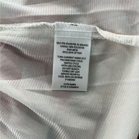 🎁3/$30🎁 Nicole Miller Studio Size 10 Wrap  Striped Dress - Picture 7 of 7